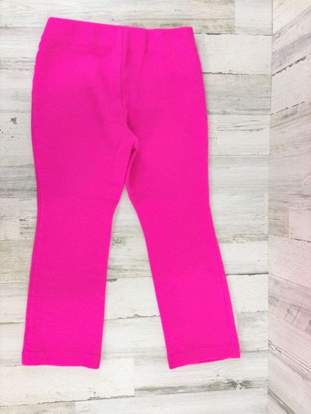 Ann Mashburn Sz S M Faye Flare Cropped Pants Womens Pink Wool - Picture 7 of 16